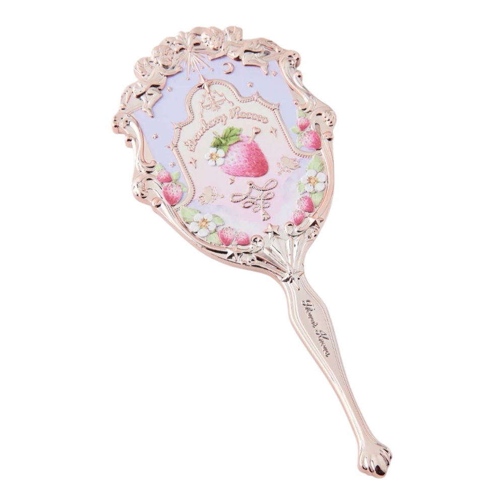 Strawberry Rococo Vanity Hand Mirror